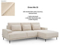 Livora Corner Sofa Bed Dress Me RHF