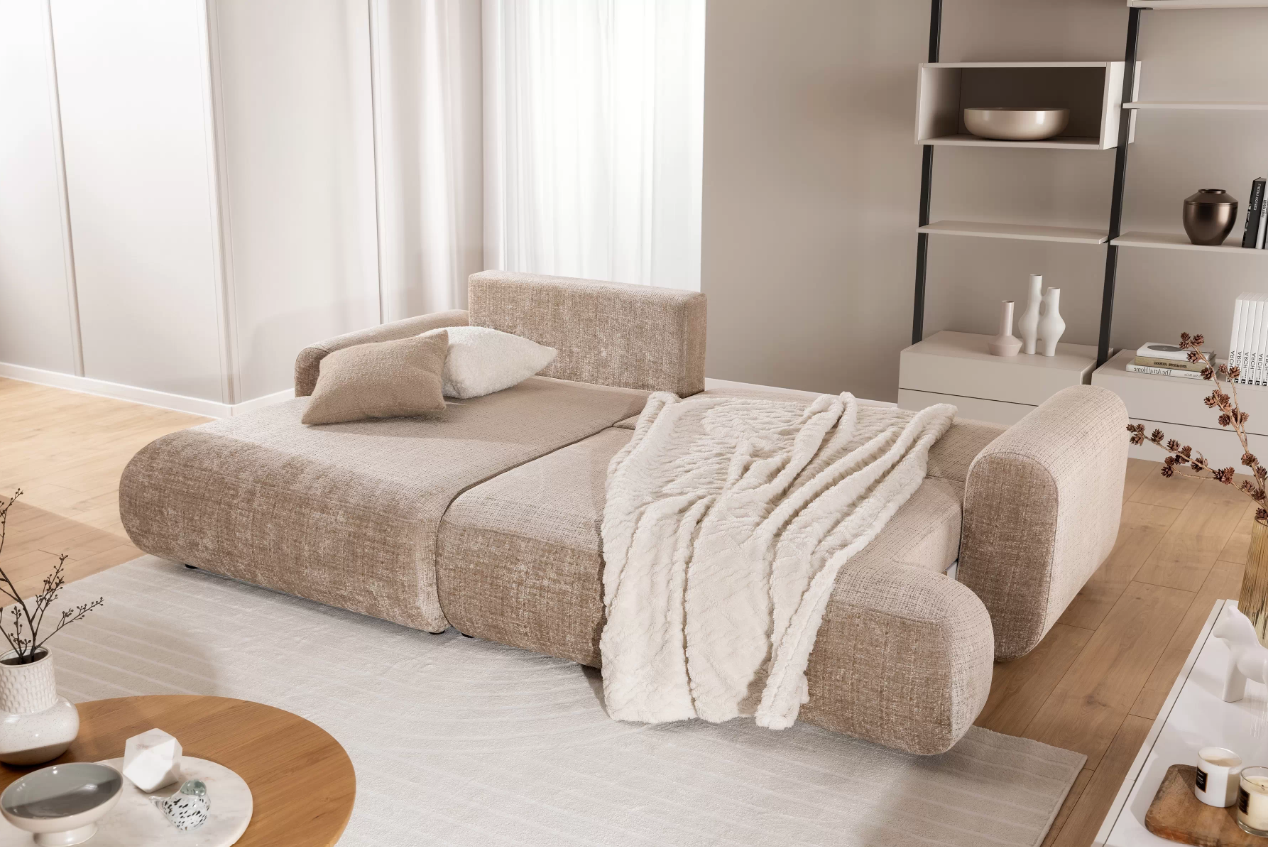 Luna  Corner Sofa Bed Cremona LHF