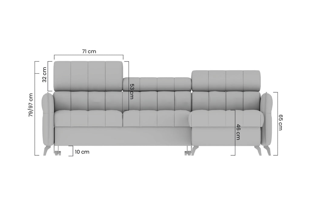 Elora Corner Sofa Bed Perfect Harmony