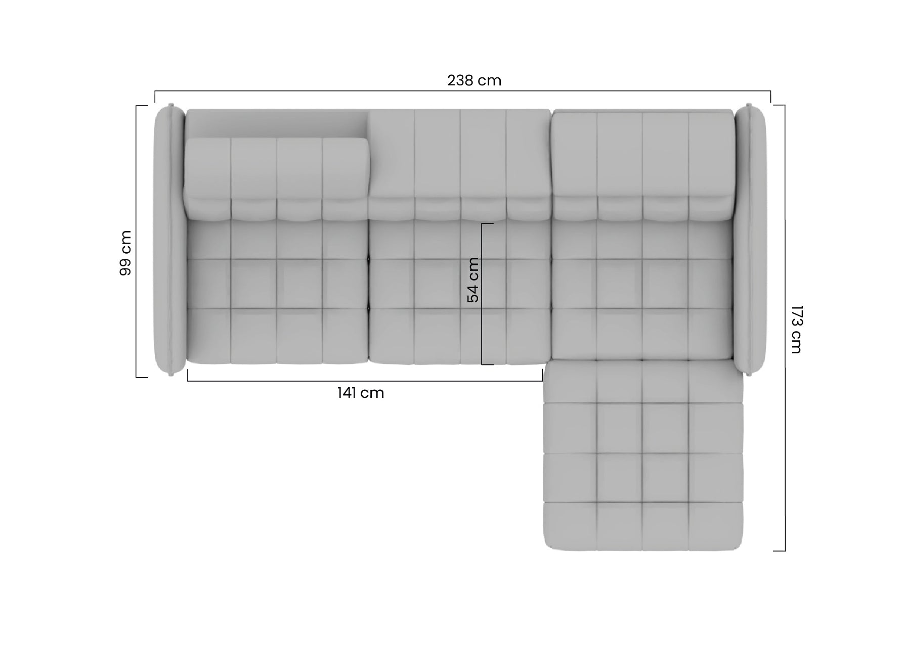 Elora Corner Sofa Bed Perfect Harmony