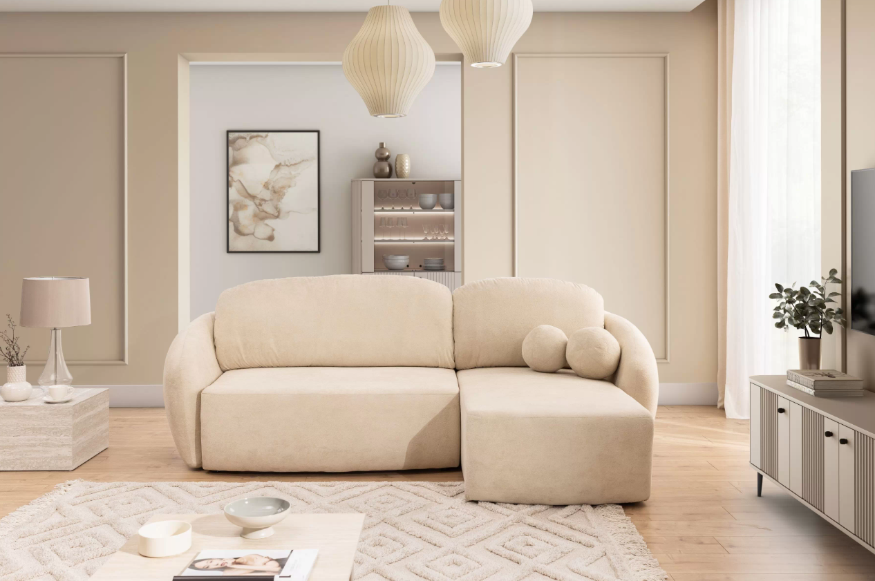 Nora Corner Sofa Bed Bellini