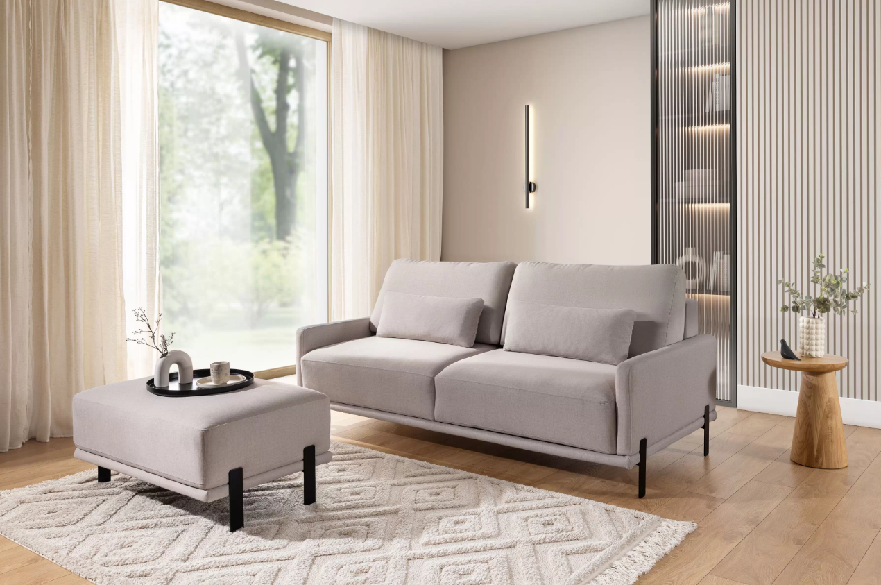 Mila Sofa Bed & Footstool Set Maya