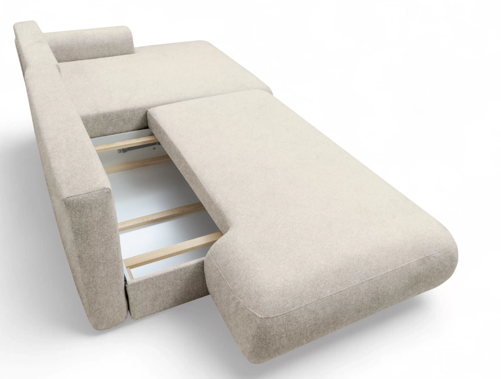 Luna II Open-End  Corner Sofa  Bed Vibe RHF