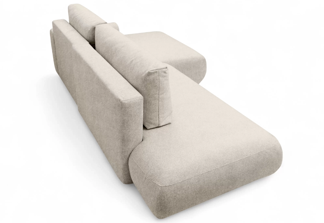 Luna II Open-End  Corner Sofa  Bed Vibe RHF