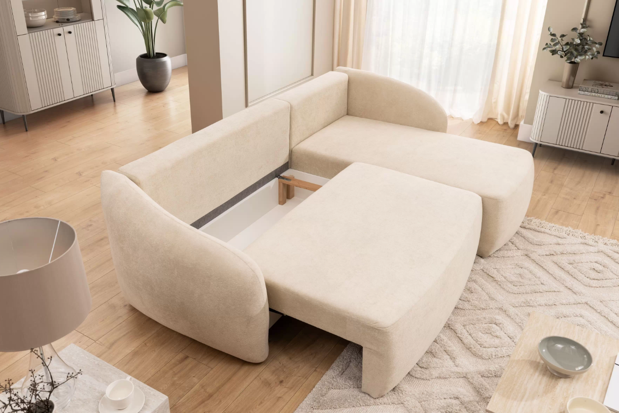 Nora Corner Sofa Bed Bellini