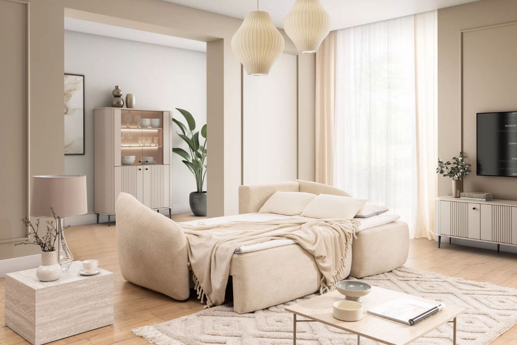 Nora Corner Sofa Bed Bellini