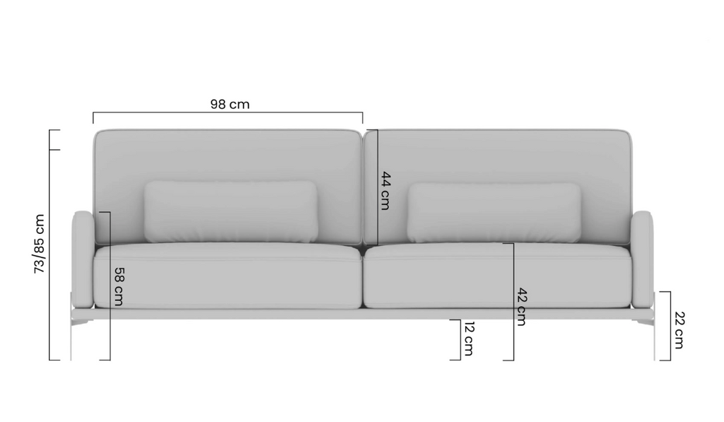 Mila Sofa Bed & Footstool Set Maya