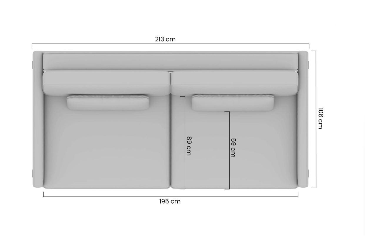 Mila Sofa Bed & Footstool Set Maya