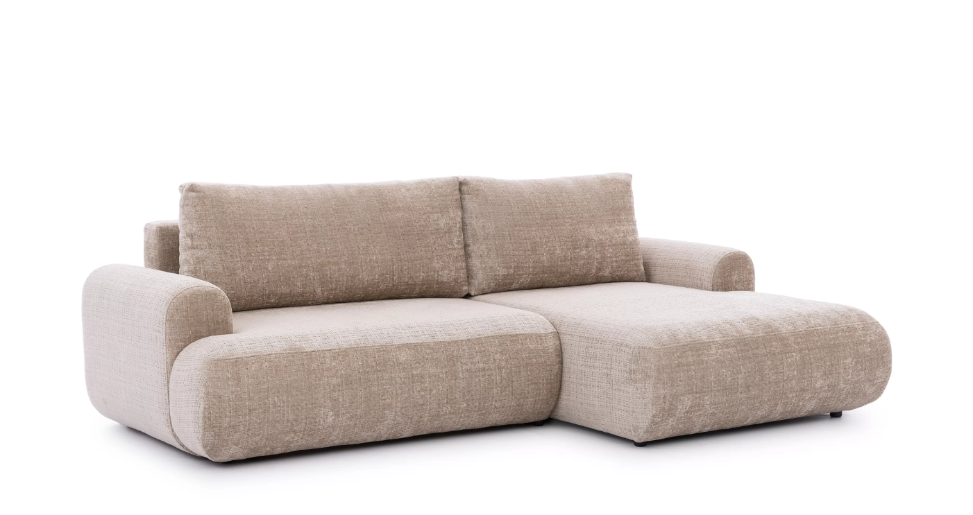 Luna Corner Sofa Bed Cremona RHF
