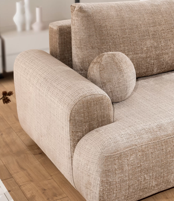 Luna Corner Sofa Bed Cremona RHF