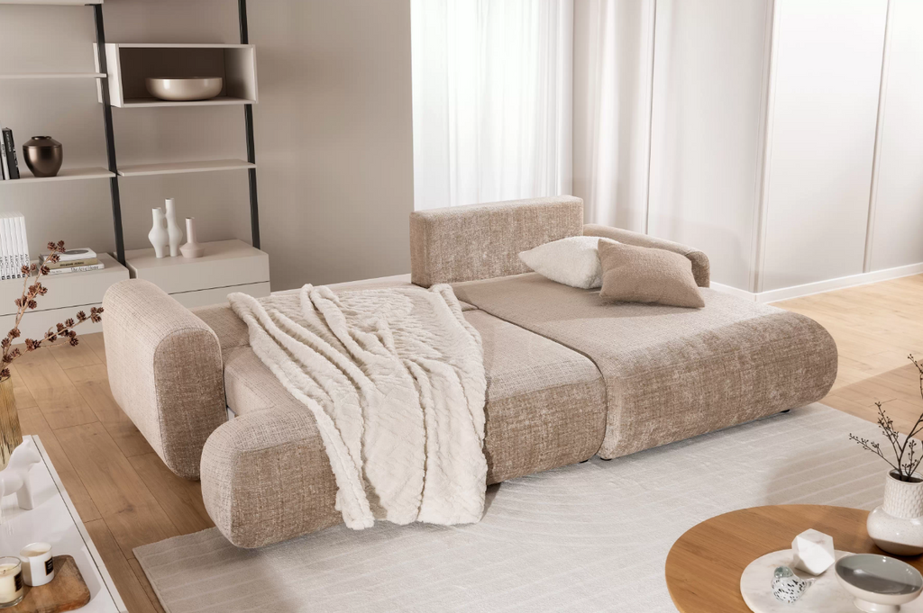 Luna Corner Sofa Bed Cremona RHF