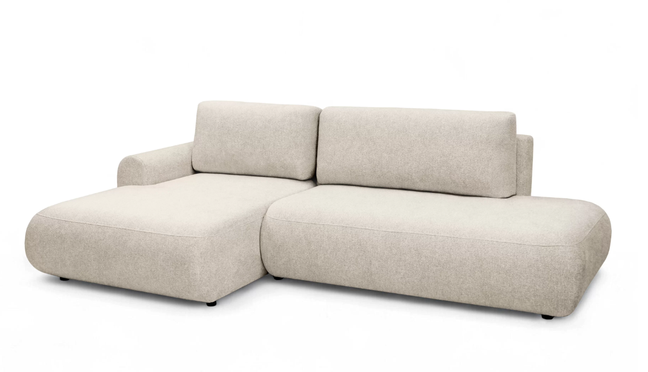 Luna II Open -End Corner Sofa  Bed Vibe LHF