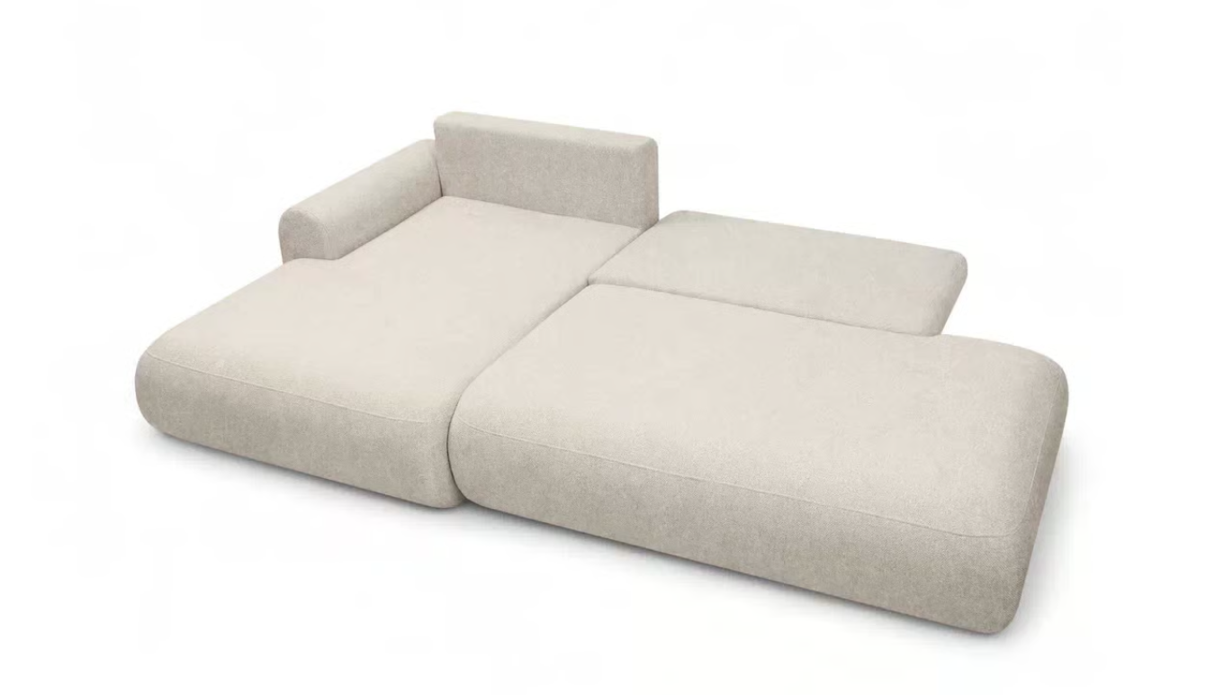 Luna II Open -End Corner Sofa  Bed Vibe LHF