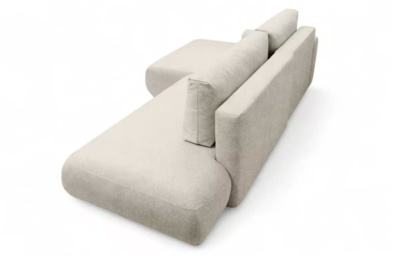 Luna II Open -End Corner Sofa  Bed Vibe LHF