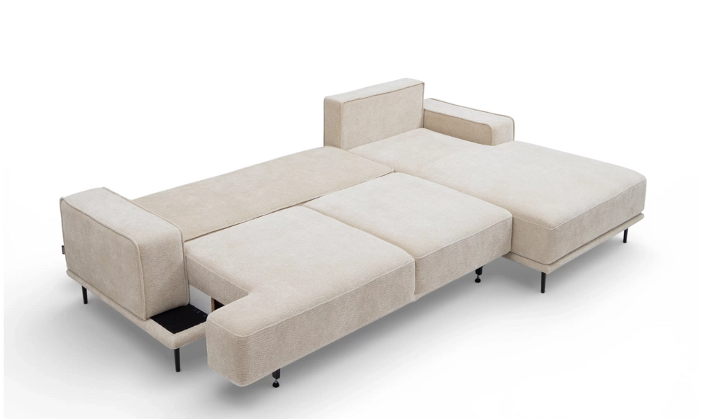 Livora Corner Sofa Bed Dress Me RHF