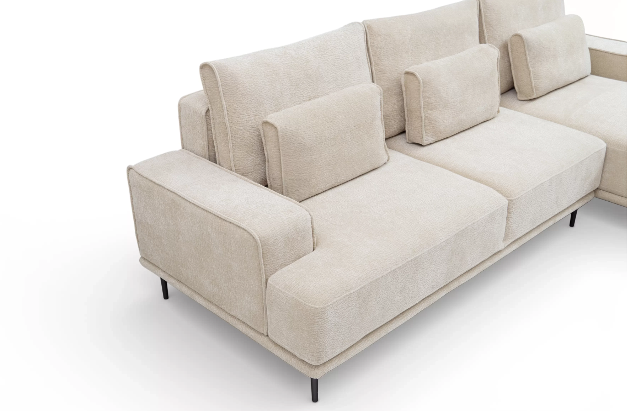 Livora Corner Sofa Bed Dress Me RHF