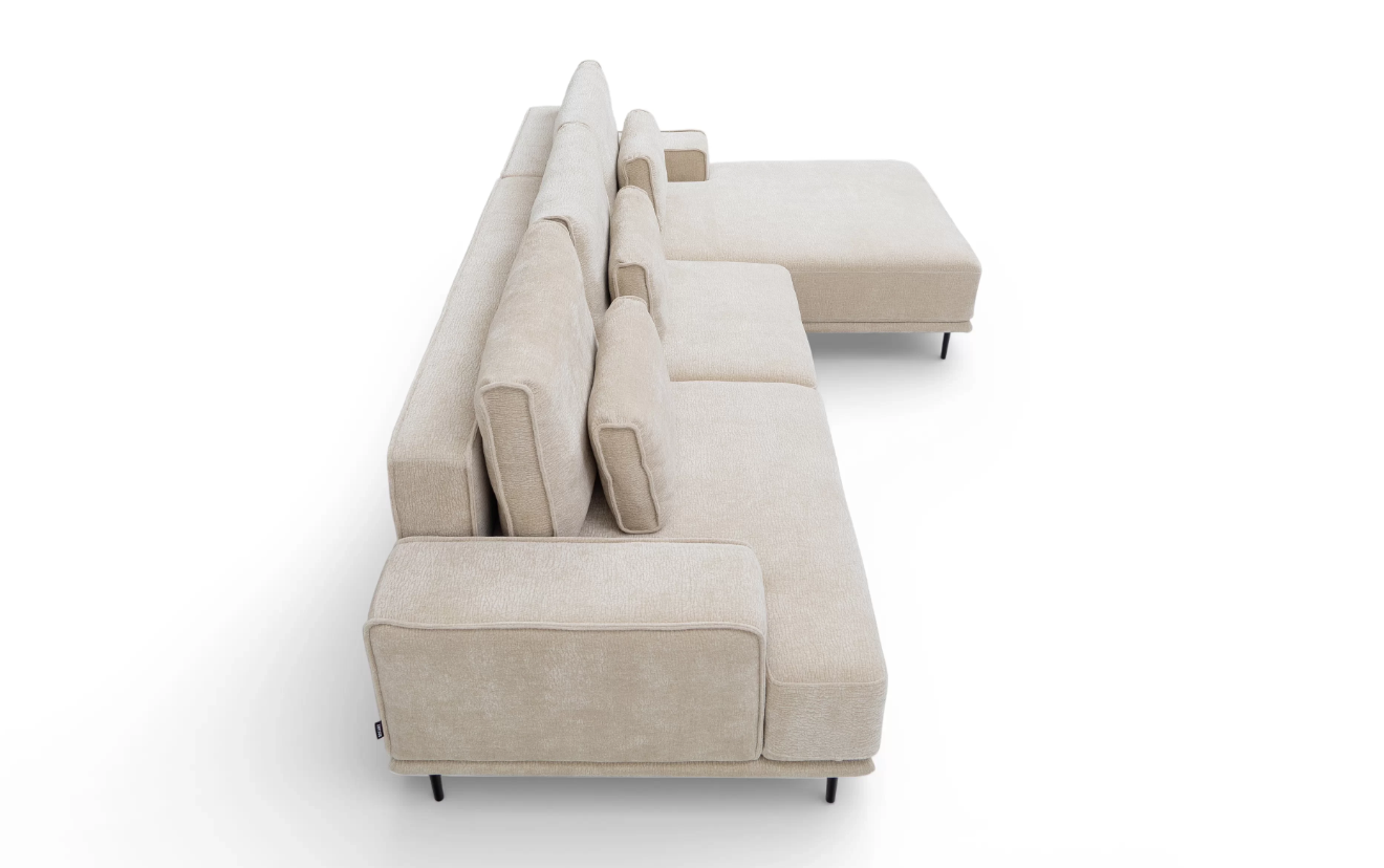 Livora Corner Sofa Bed Dress Me RHF