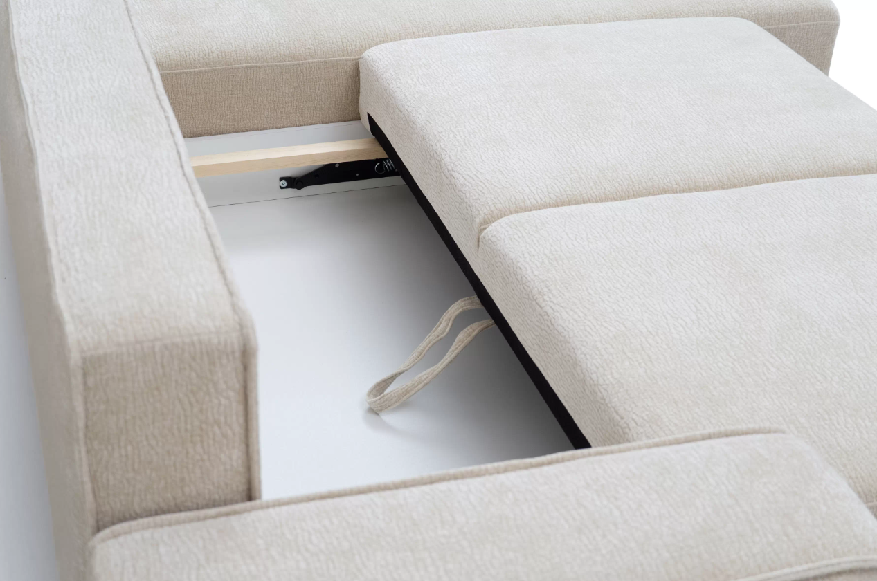 Livora Corner Sofa Bed Dress Me RHF