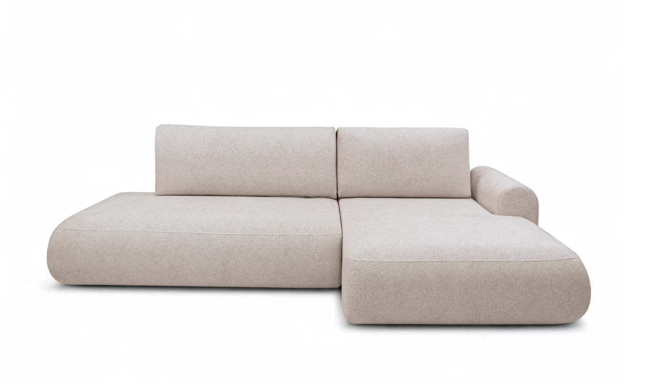 Luna II Open-End Corner Sofa  Bed Blur RHF