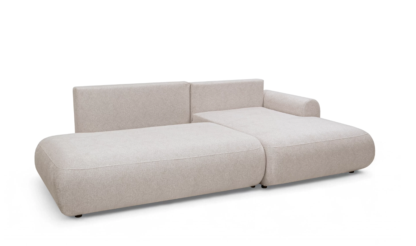 Luna II Open-End Corner Sofa  Bed Blur RHF