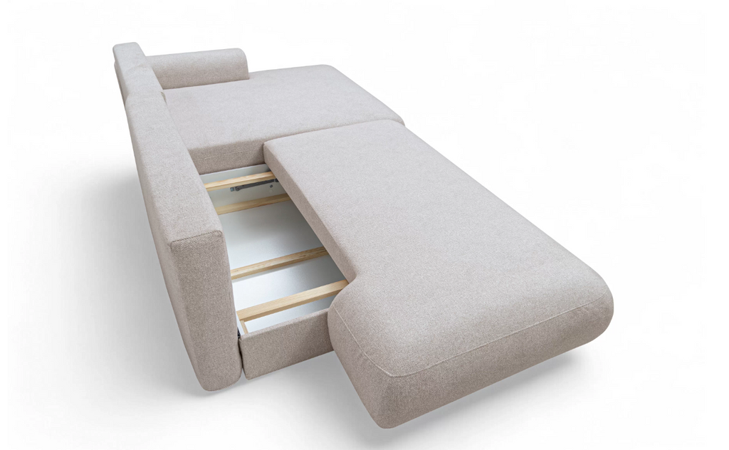 Luna II Open-End Corner Sofa  Bed Blur RHF