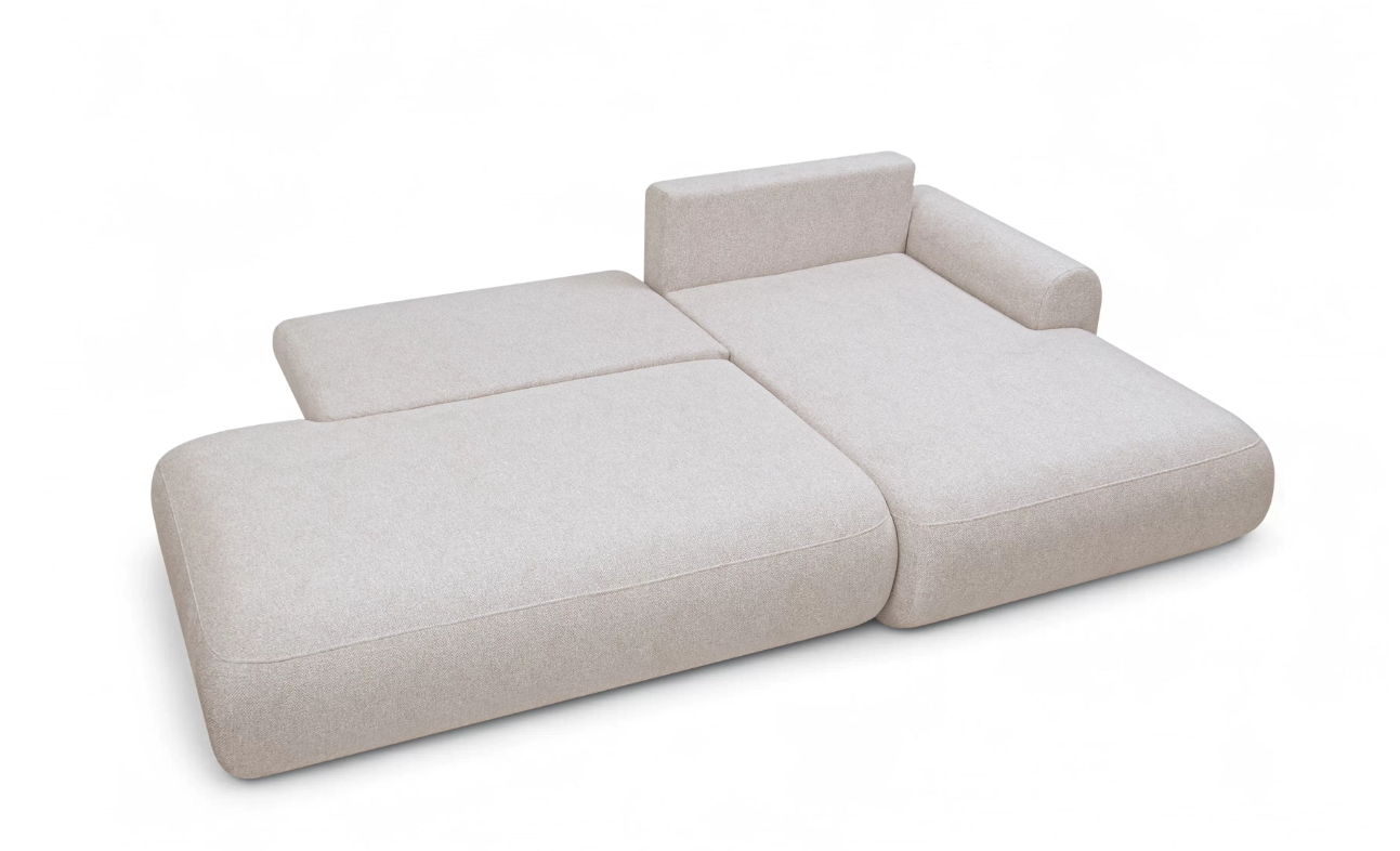 Luna II Open-End Corner Sofa  Bed Blur RHF
