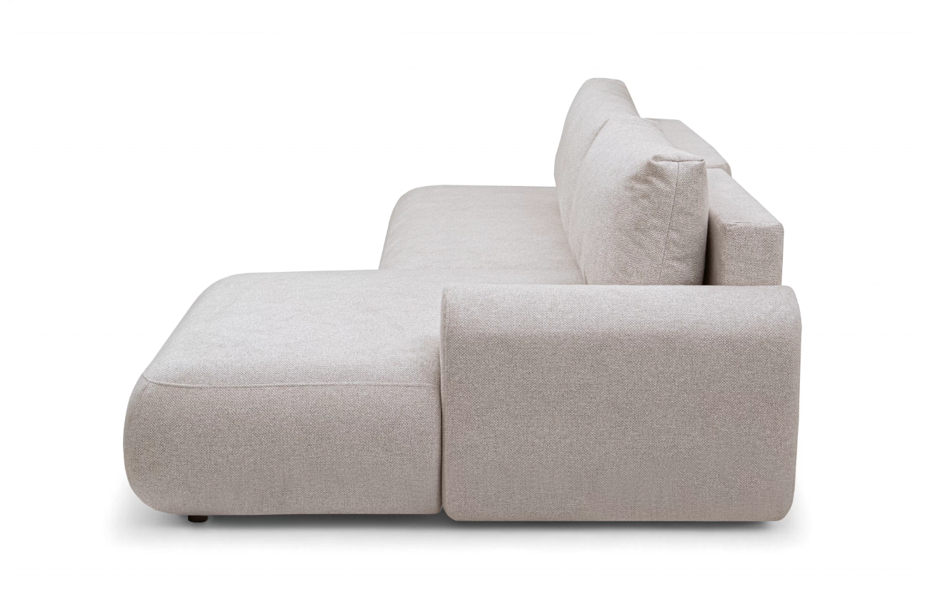 Luna II Open-End Corner Sofa  Bed Blur RHF
