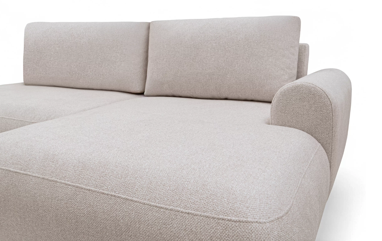 Luna II Open-End Corner Sofa  Bed Blur RHF