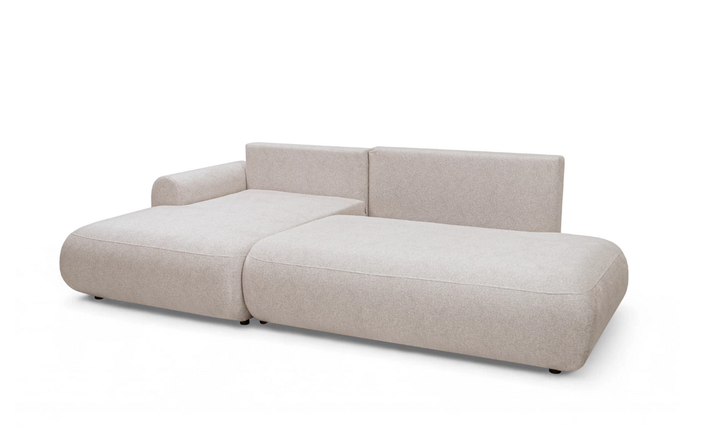 Luna II Open-End Corner Sofa Bed Blur LHF