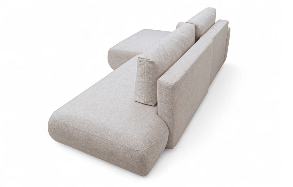 Luna II Open-End Corner Sofa Bed Blur LHF