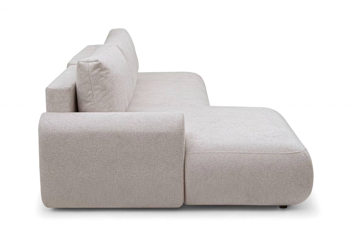 Luna II Open-End Corner Sofa Bed Blur LHF