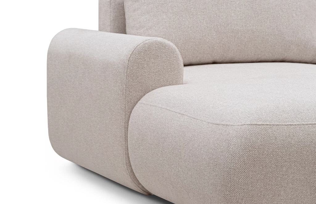 Luna II Open-End Corner Sofa Bed Blur LHF