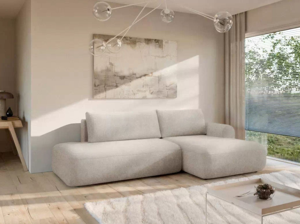 Luna II Open-End Corner Sofa  Bed Blur RHF