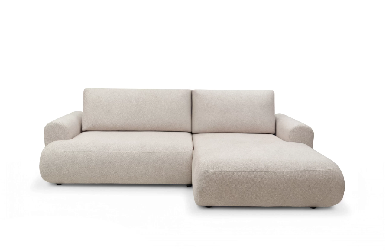 Luna Corner Sofa Bed Blur RHF