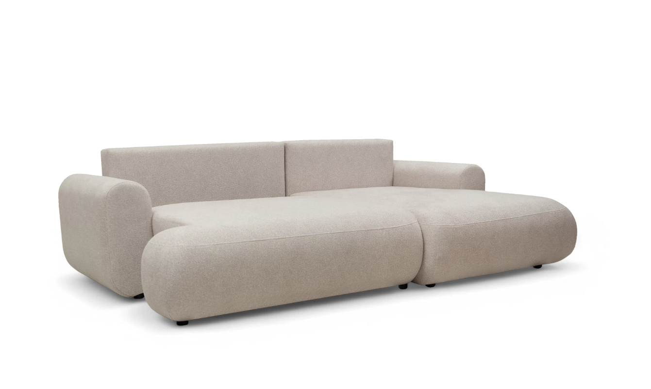 Luna Corner Sofa Bed Blur RHF