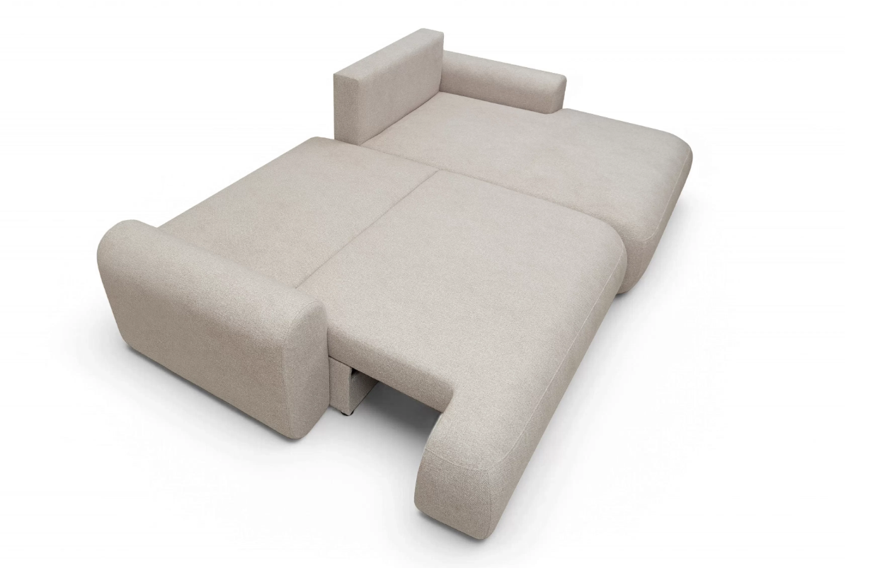Luna Corner Sofa Bed Blur RHF