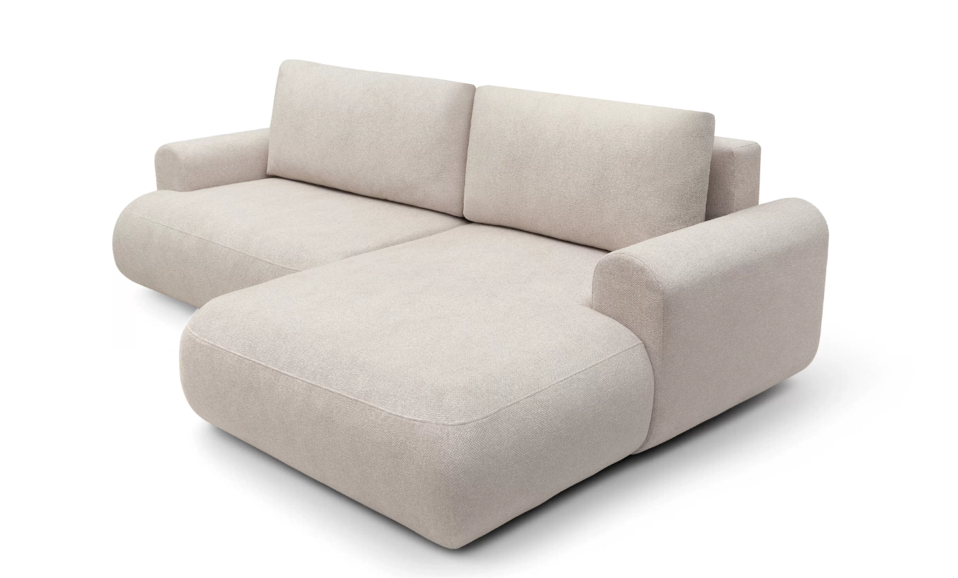 Luna Corner Sofa Bed Blur RHF