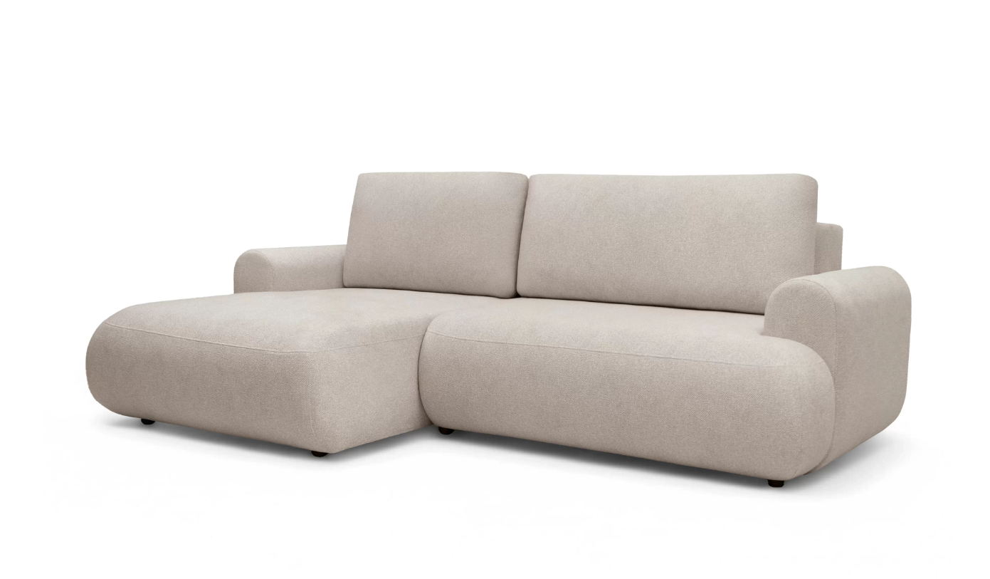 Luna Corner Sofa Bed Blur LHF