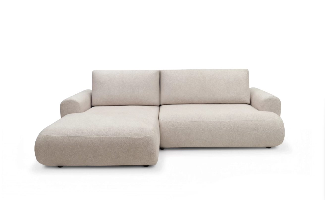 Luna Corner Sofa Bed Blur LHF