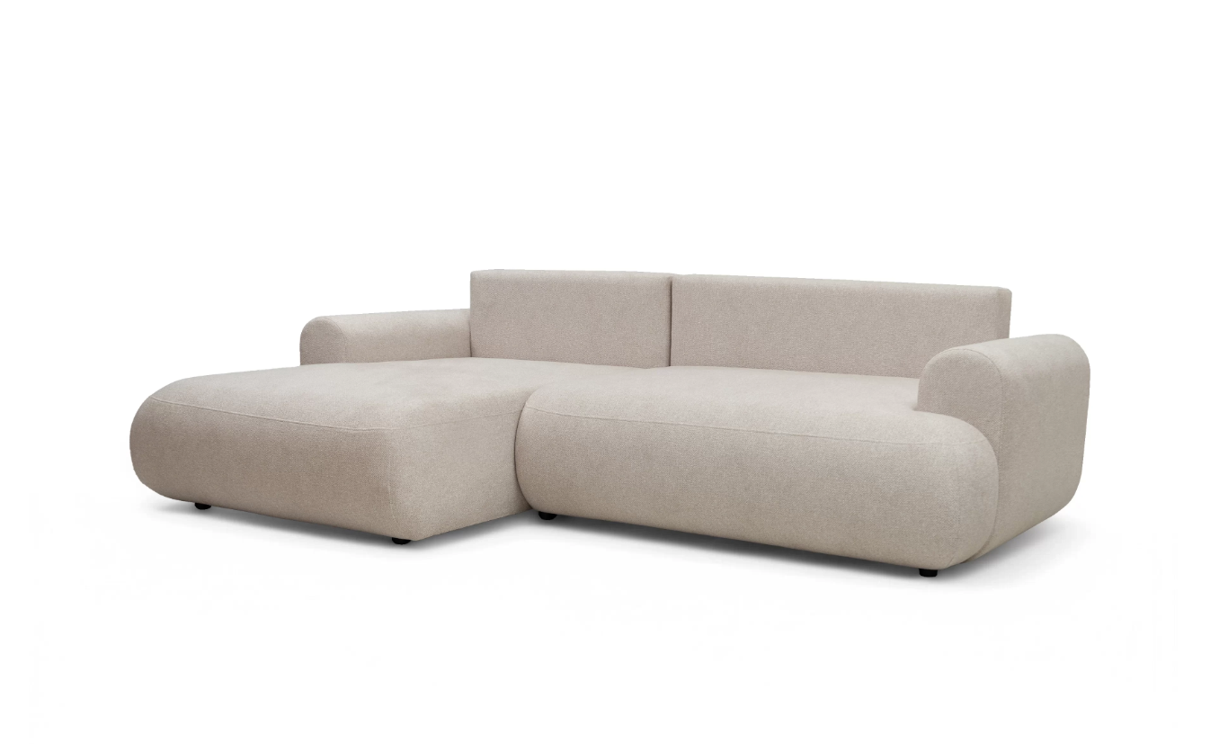 Luna Corner Sofa Bed Blur LHF