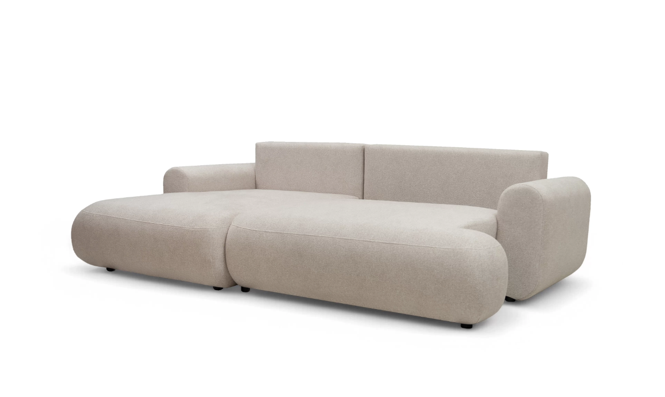 Luna Corner Sofa Bed Blur LHF