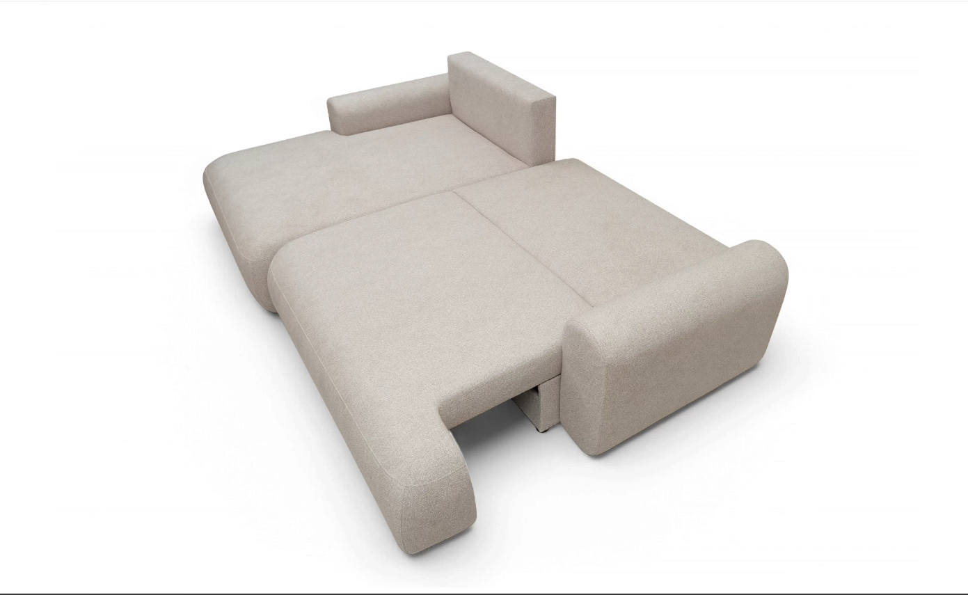 Luna Corner Sofa Bed Blur LHF