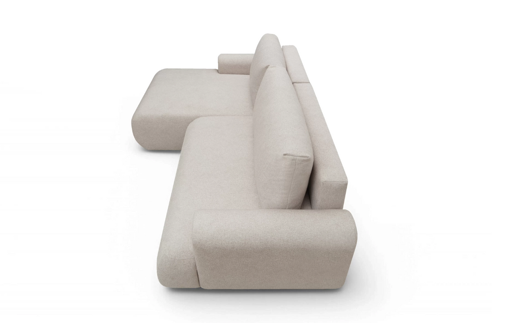 Luna Corner Sofa Bed Blur LHF