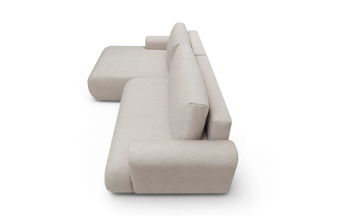 Luna Corner Sofa Bed Blur LHF