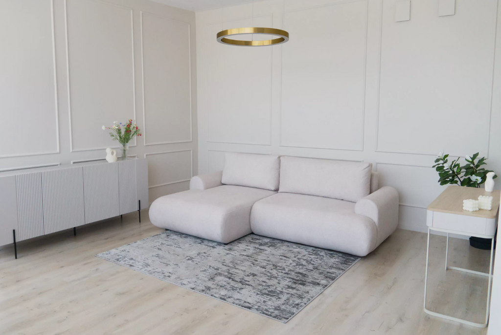 Luna Corner Sofa Bed Blur LHF