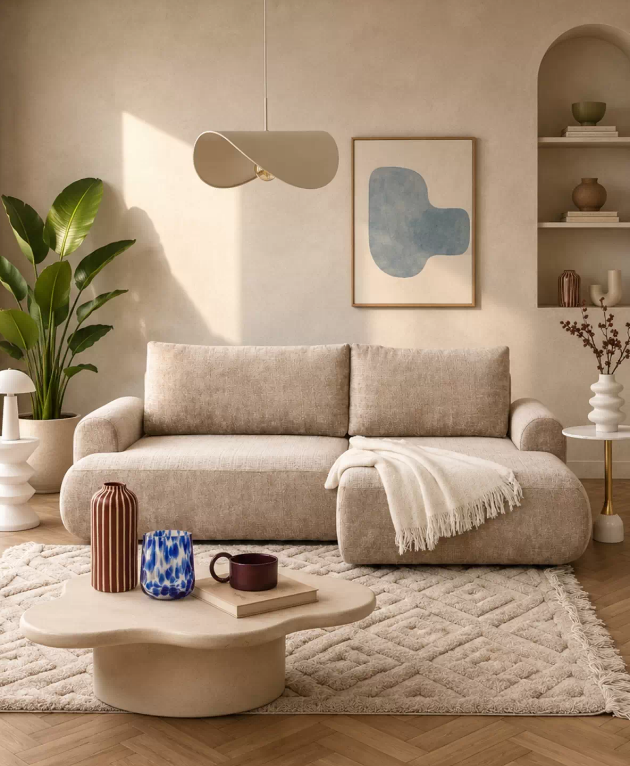 Luna Corner Sofa Bed Cremona RHF