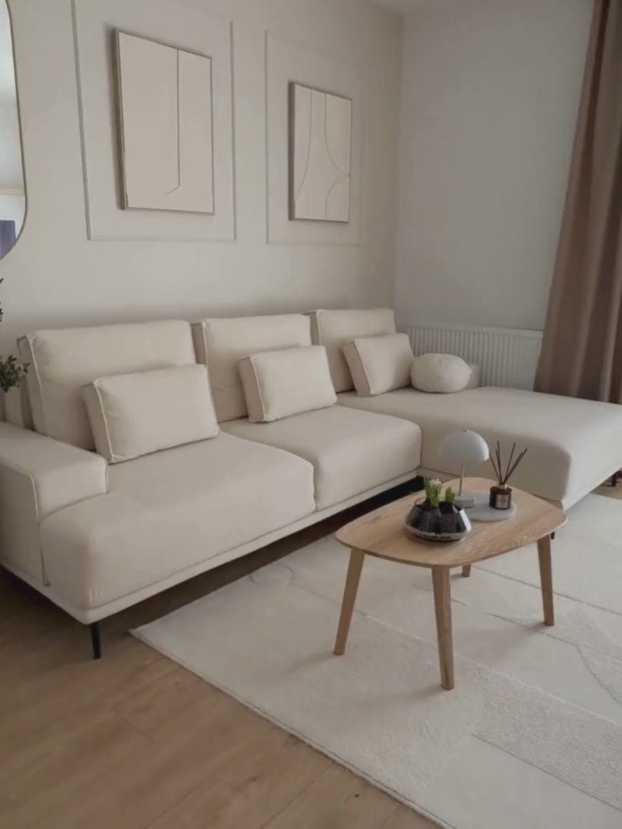 Livora Corner Sofa Bed Dress Me RHF